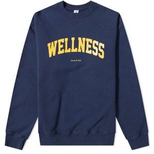 SPORTY & RICH WELLNESS IVY CREW SWEAT SIZE LARGE